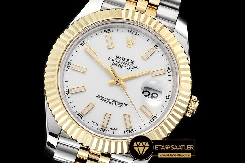 R2DJ0210C - DJ2 41mm Jub Flt YGSS White Stk BP A3235 Mod 01.jpg modelleri R2DJ0210C - DJ2 41mm Jub Flt YGSS White Stk BP A3235 Mod - 01.jpg